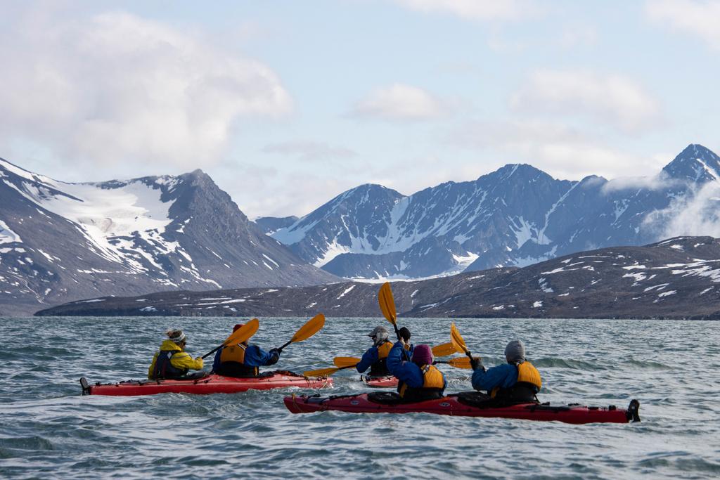 Kayaking on Svalbard
