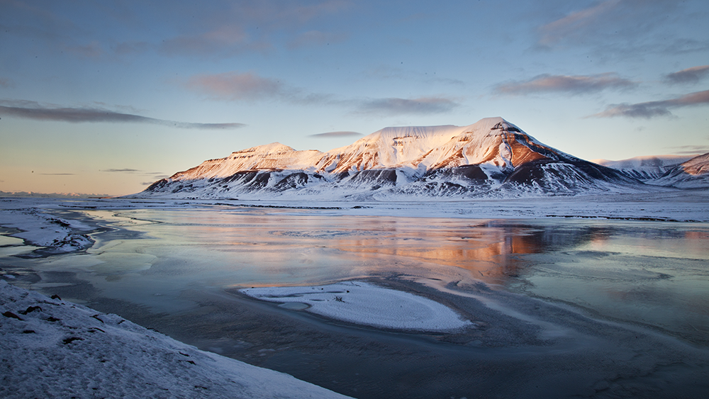 Hiorthfjellet in Svalbard