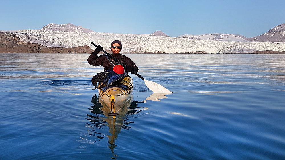 Kayaken auf Spitzbergen
