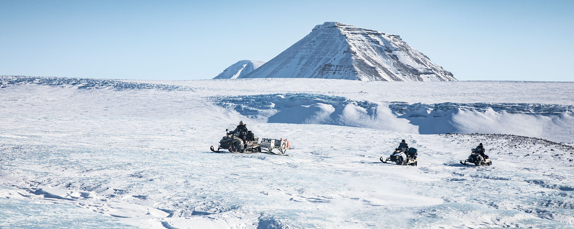 Experience Svalbard in winter with snowscooter